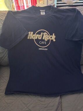 Hard Rock Cafe Black Honolulu Logo Tee